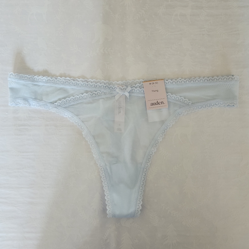 🔥💕NWT Auden thong Panties baby blue Medium